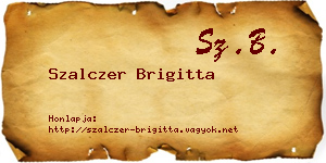 Szalczer Brigitta névjegykártya